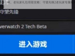 守望先锋归来，老玩家礼包领取攻略：守望先锋2老玩家专属福利获取方法详解