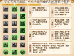 梦幻西游三维版：生化寺最强角色加点策略全解析