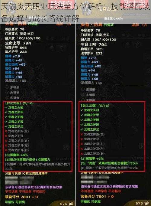 天谕炎天职业玩法全方位解析：技能搭配装备选择与成长路线详解