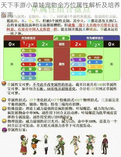 天下手游小草娃宠物全方位属性解析及培养指南