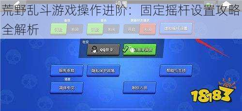 荒野乱斗游戏操作进阶：固定摇杆设置攻略全解析