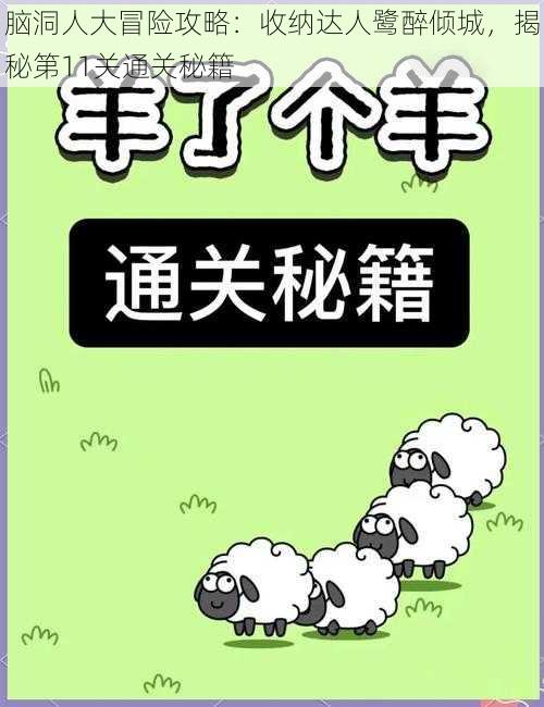 脑洞人大冒险攻略：收纳达人鹭醉倾城，揭秘第11关通关秘籍